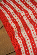 Vintage 1970s Heart Theme Knit Sweater Vest