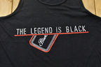Vintage 1990's Black Ice The Legend Is Black Tank Top Shirt