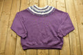 Vintage Knitted Mock Neck Sweater