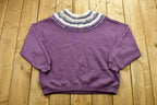 Vintage Knitted Mock Neck Sweater