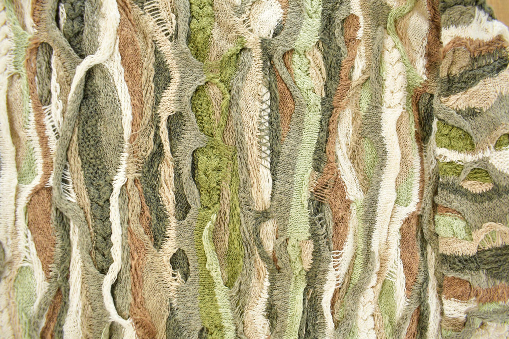 Vintage 1990s Coogi Classic 3D Knit Abstract Crewneck Sweater Men's XL