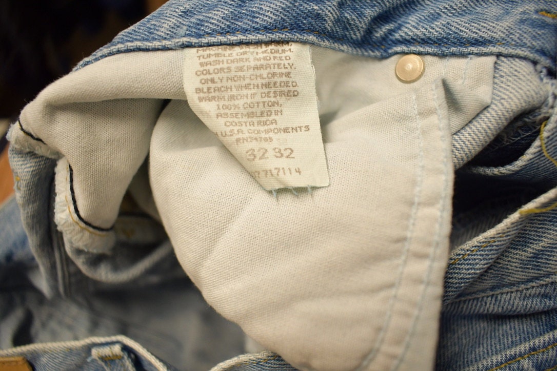 Vintage 1990s Lee Denim Blue Jeans Size 32x32