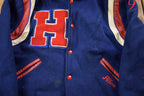 Vintage 1989 Huntington High Pony Express Wool Varsity Jacket