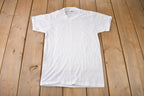 Vintage 1980s Blank White Single Stitch Women's T Shirt Made In USA
