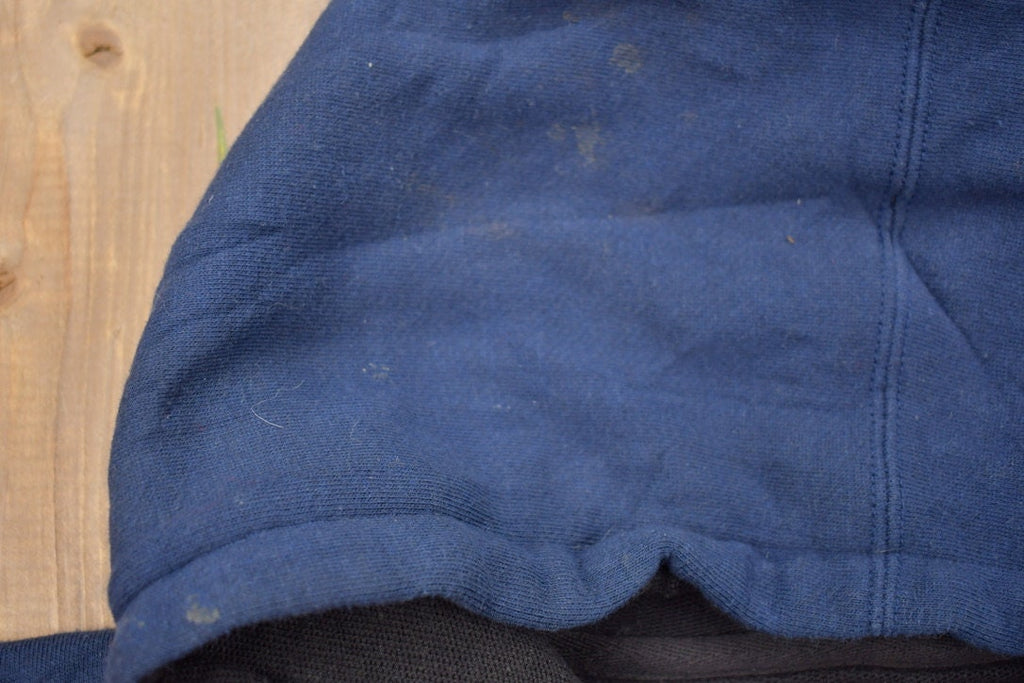 Vintage 1990s Starter Blank Blue Hoodie