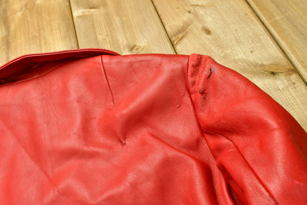 Vintage 1980s Cascadesport SA Full Length Leather Jacket