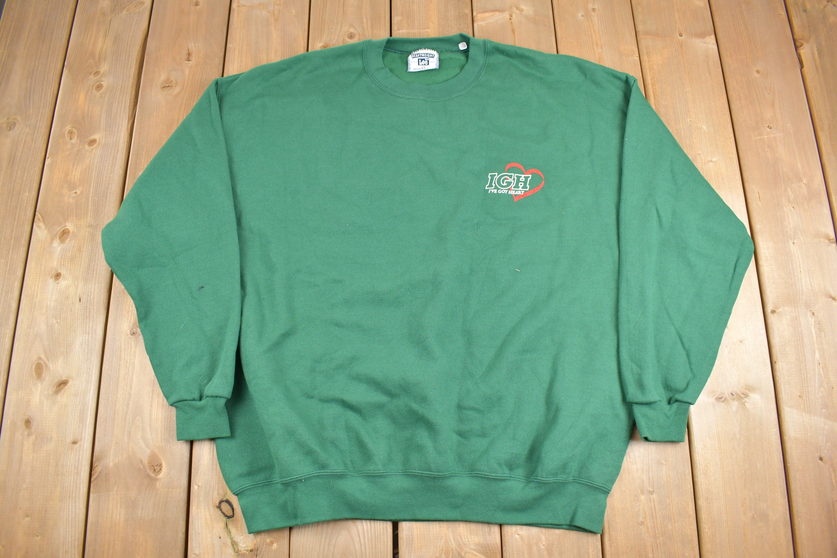 Vintage 1990s I've Got Heart Award Winner Graphic Crewneck Sweatshirt