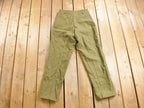 Vintage 1960s Army Pleated Cargo Pants Size 29 x 30