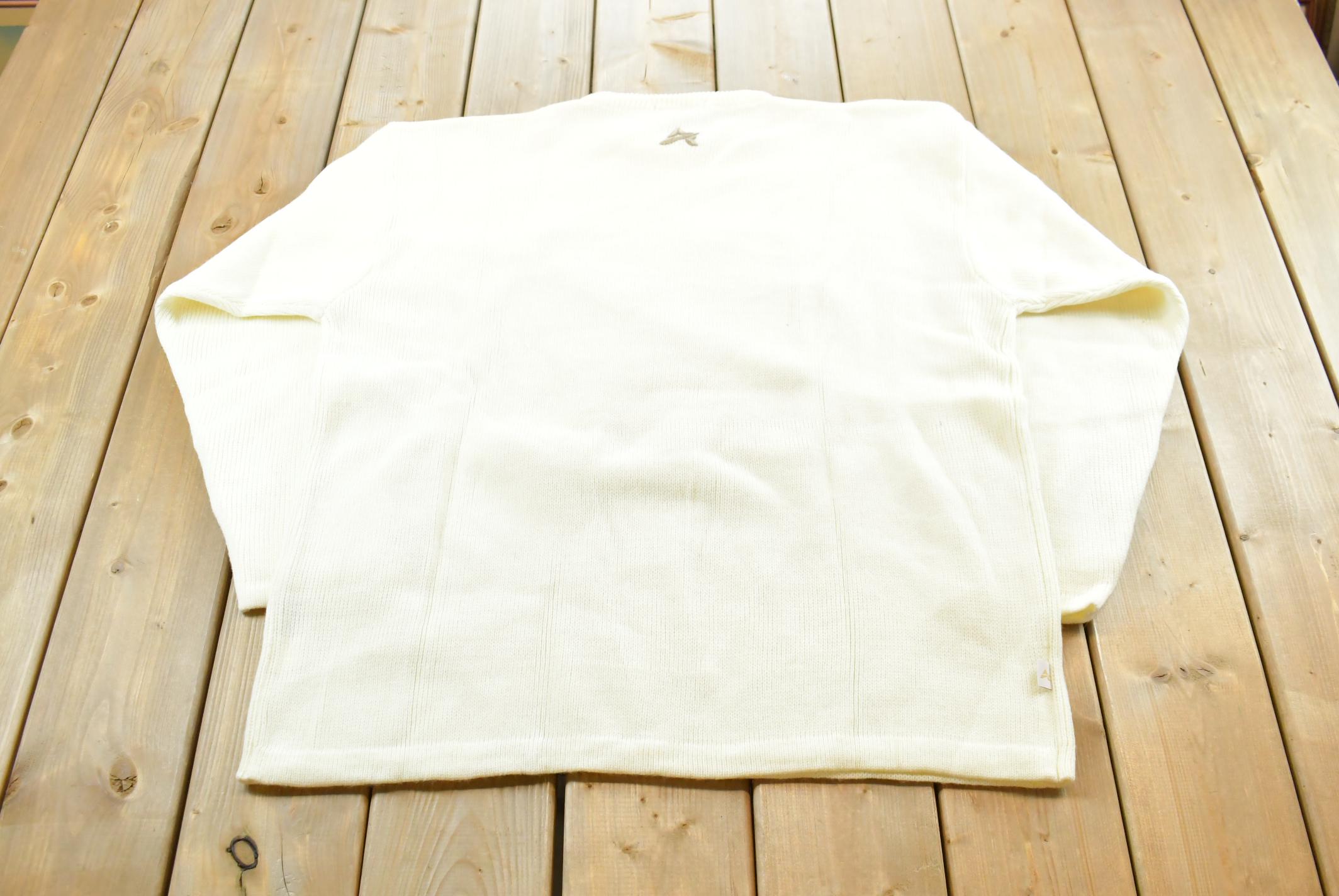 Vintage 1990s Deadstock Avirex Tuskegee Airmen Knit Pullover Sweater Mens XL / 90s NYC Sweatshirt / NWT / Y2K