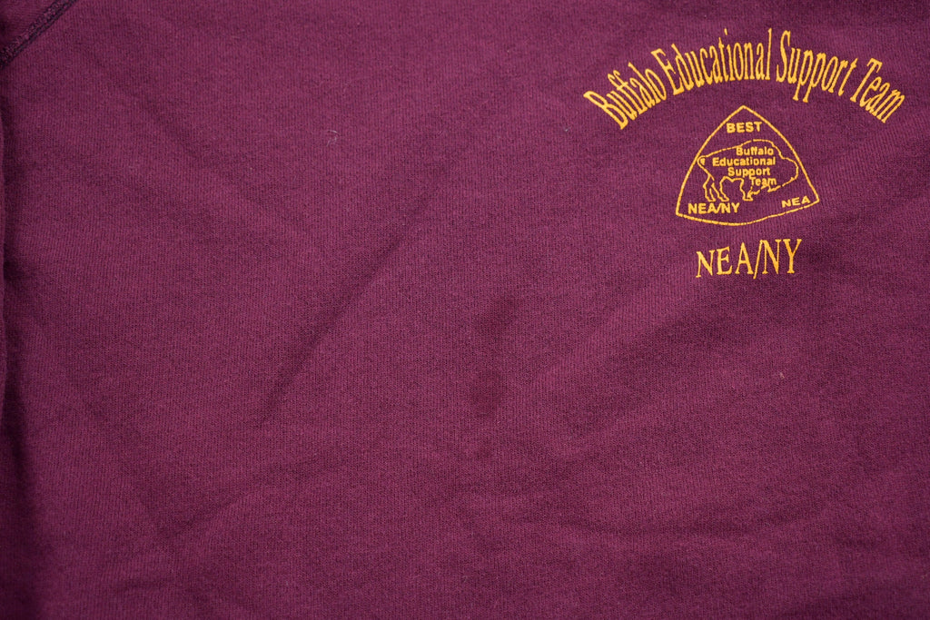 Vintage 1990s Buffalo Educational Support Team Crewneck Sweatshirt