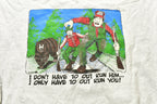 Vintage 1989 Hunting Graphic Funny Crewneck Sweatshirt
