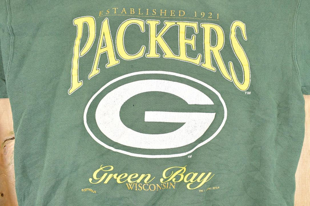 Vintage 1995 Green Bay Packers Crewneck Sweatshirt Women's L