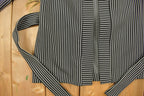 Vintage 1960s Elegant Miss of California Striped Housecoat