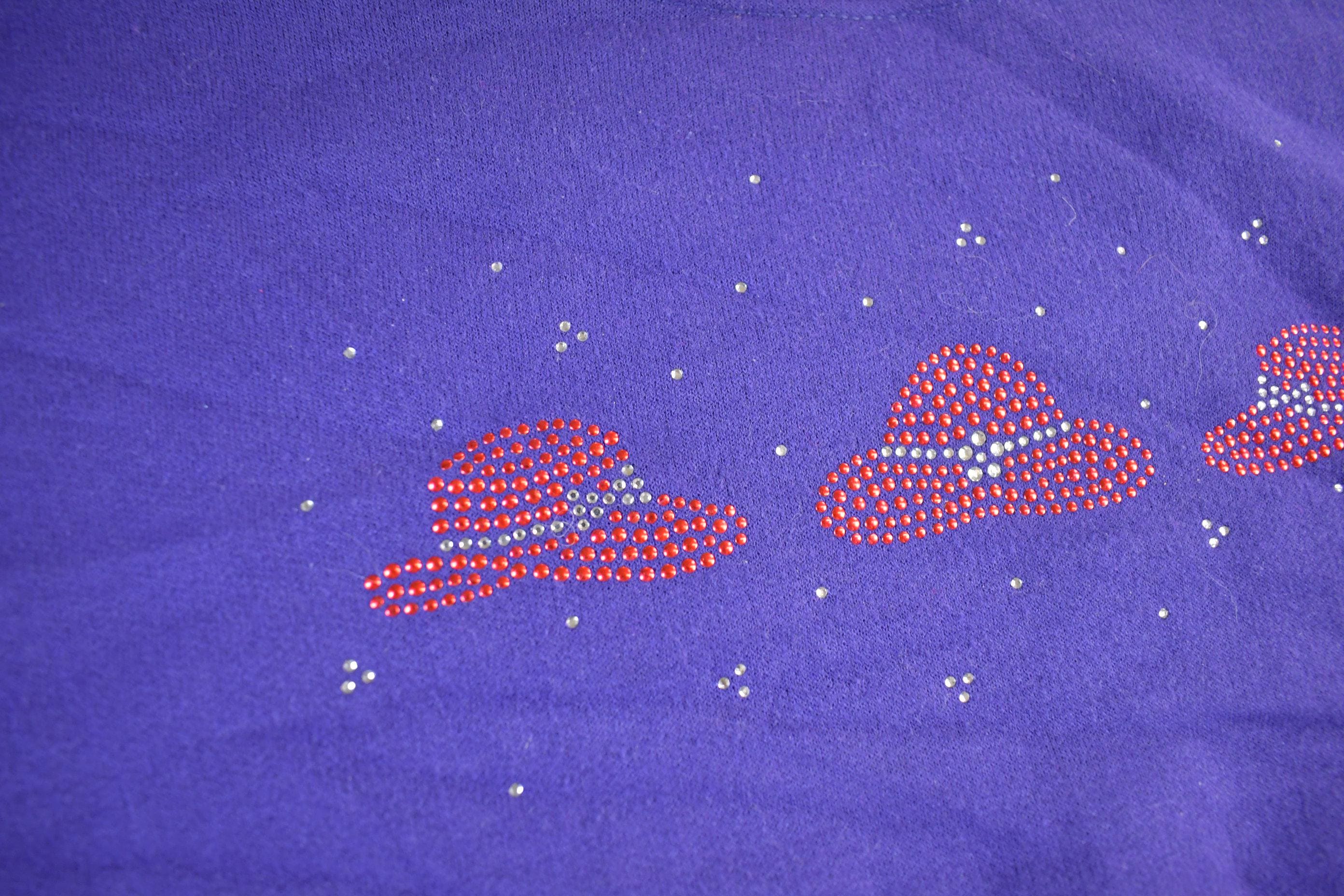 Vintage 1990s Morning Sun Rhinestone Hat Graphic Crewneck Adult 2X
