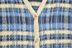 Vintage 1990s Gina Peters Knit Cardigan Sweater Vest