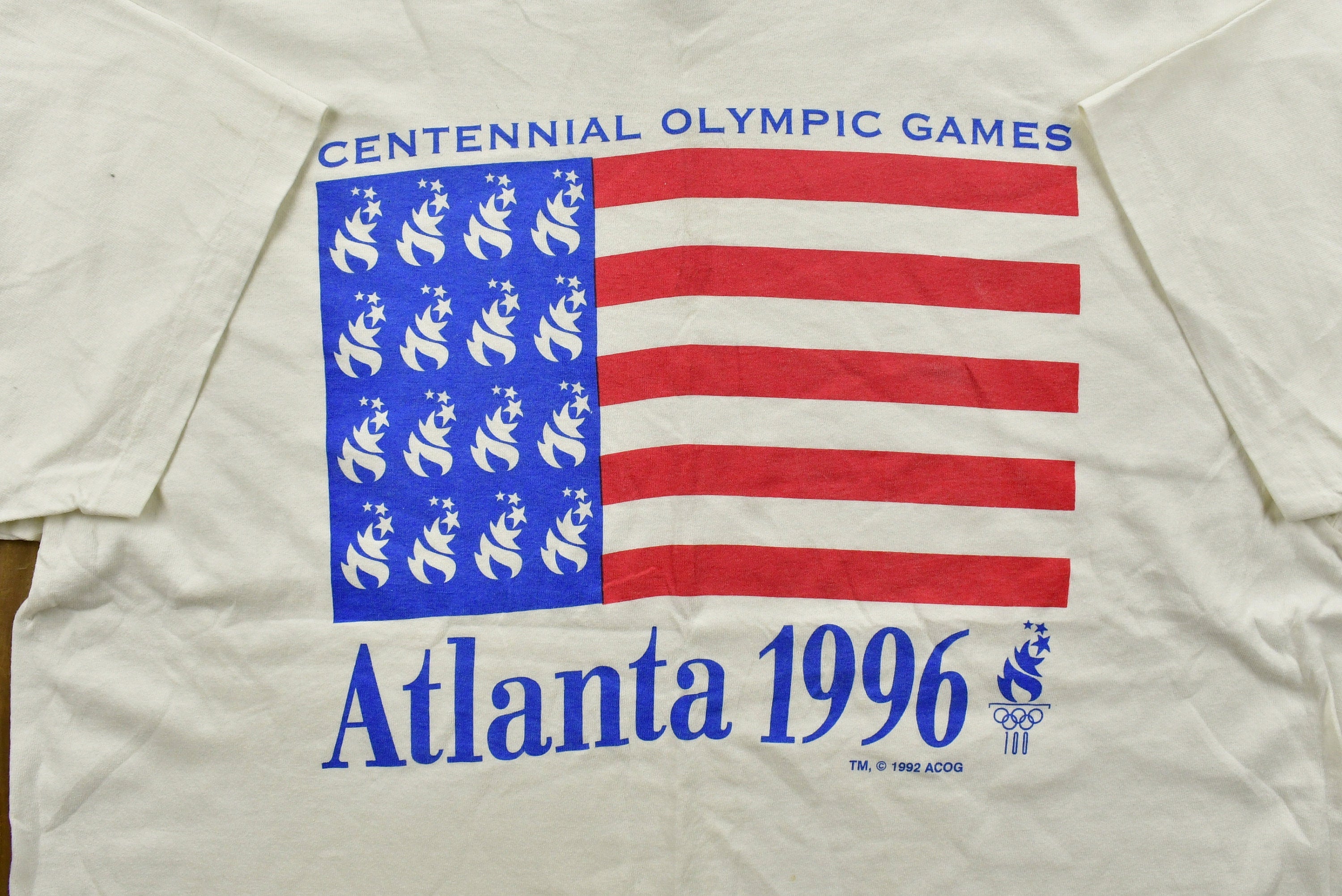 Vintage 1996 Atlanta USA Olympics Promo T-shirt