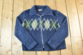 Vintage 1990s Paris Sport Club Fleece Outdoorsman Sweater Womens S
