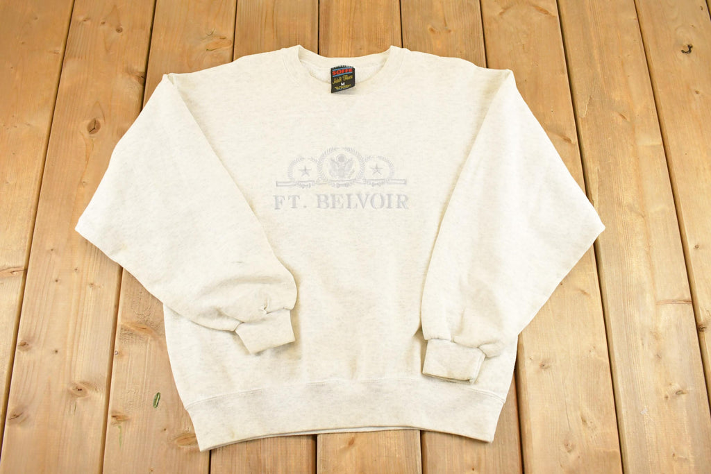 Vintage 1990s Ft Belvoir Souvenir Crewneck Sweatshirt Mens M
