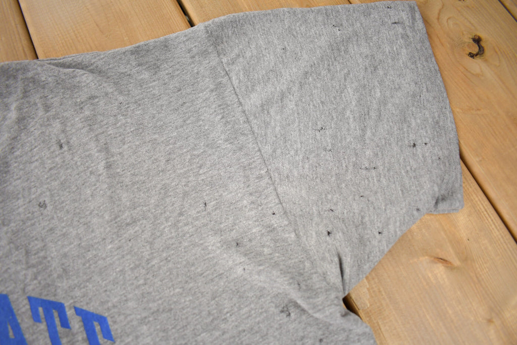 Vintage 1990s Alfred State Football Russell Athletics Single Stitch Graphic T Shirt Made In USA