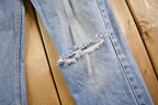 Vintage 1990s Distressed Levi's Red Tab Denim Jeans Size 29 x 27