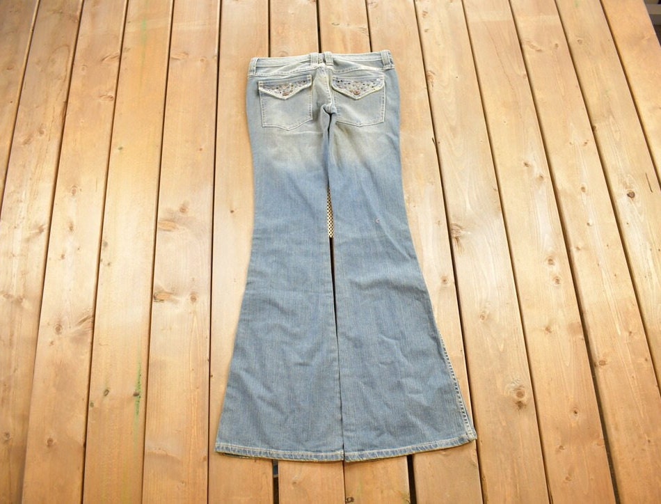 Vintage 1990s Frankie B Bellbottom Jeans Size 32x33