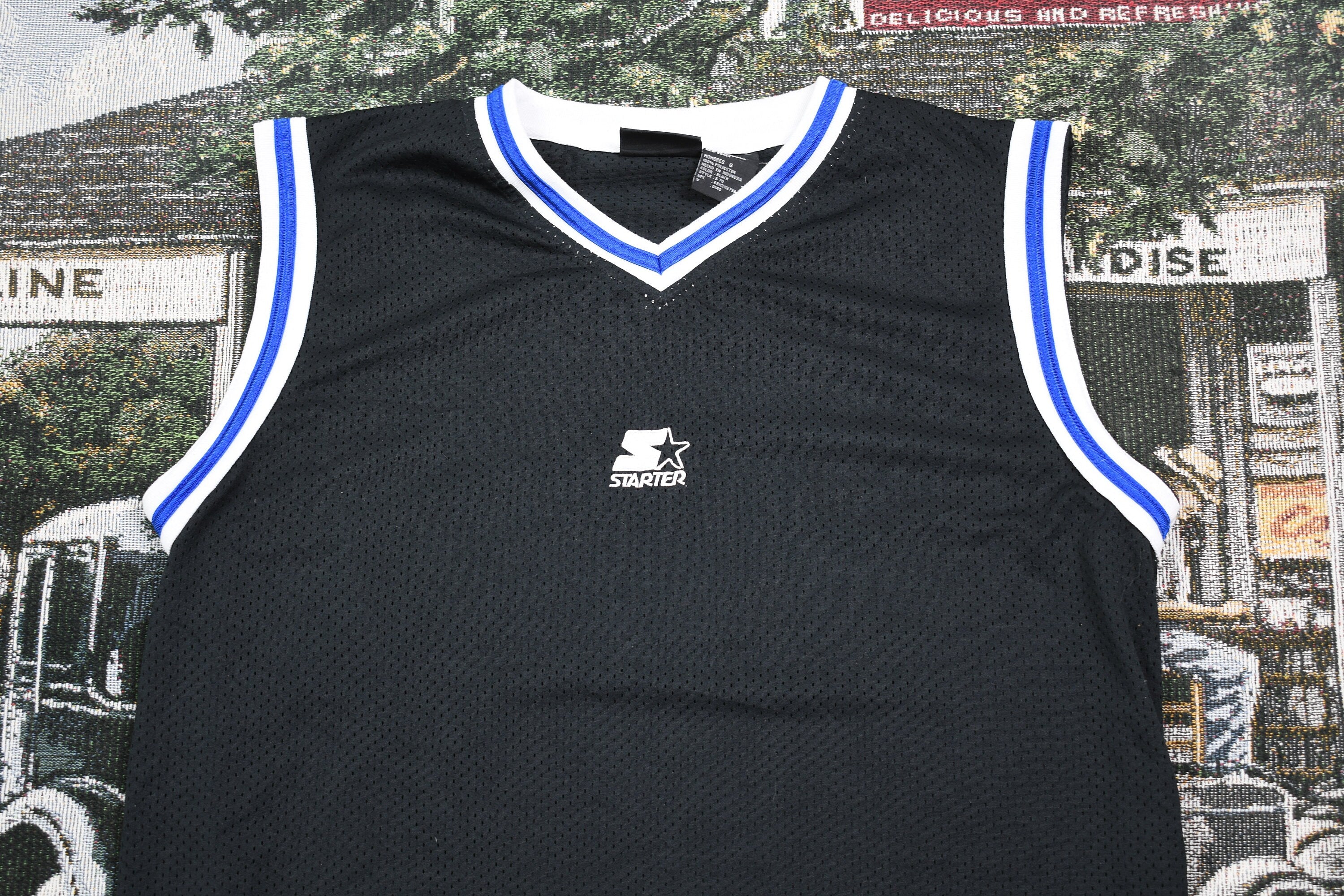 Vintage 1990s Starter Mesh Basketball Jersey