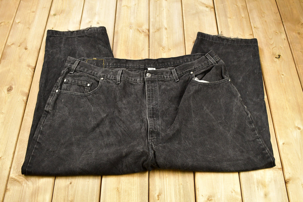 Vintage 1990s Levi's 546 Brown Tab Loose Fit Jeans Size 48 x 30
