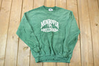 Vintage 1990s Monrovia Bulldogs University Collegiate Crewneck / Embroidered / NCAA Sweatshirt / Sportswear / Americana