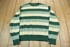 Vintage 1990s Studio One Wool striped Knit Sweater