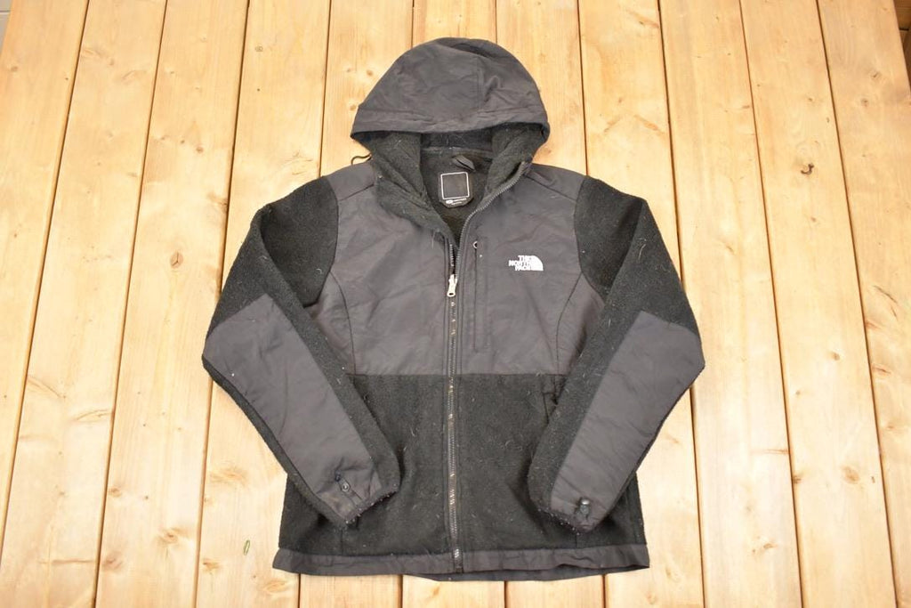 Vintage 1990s The North Face Fleece Outdoorsman Hooded Sweater Women's M