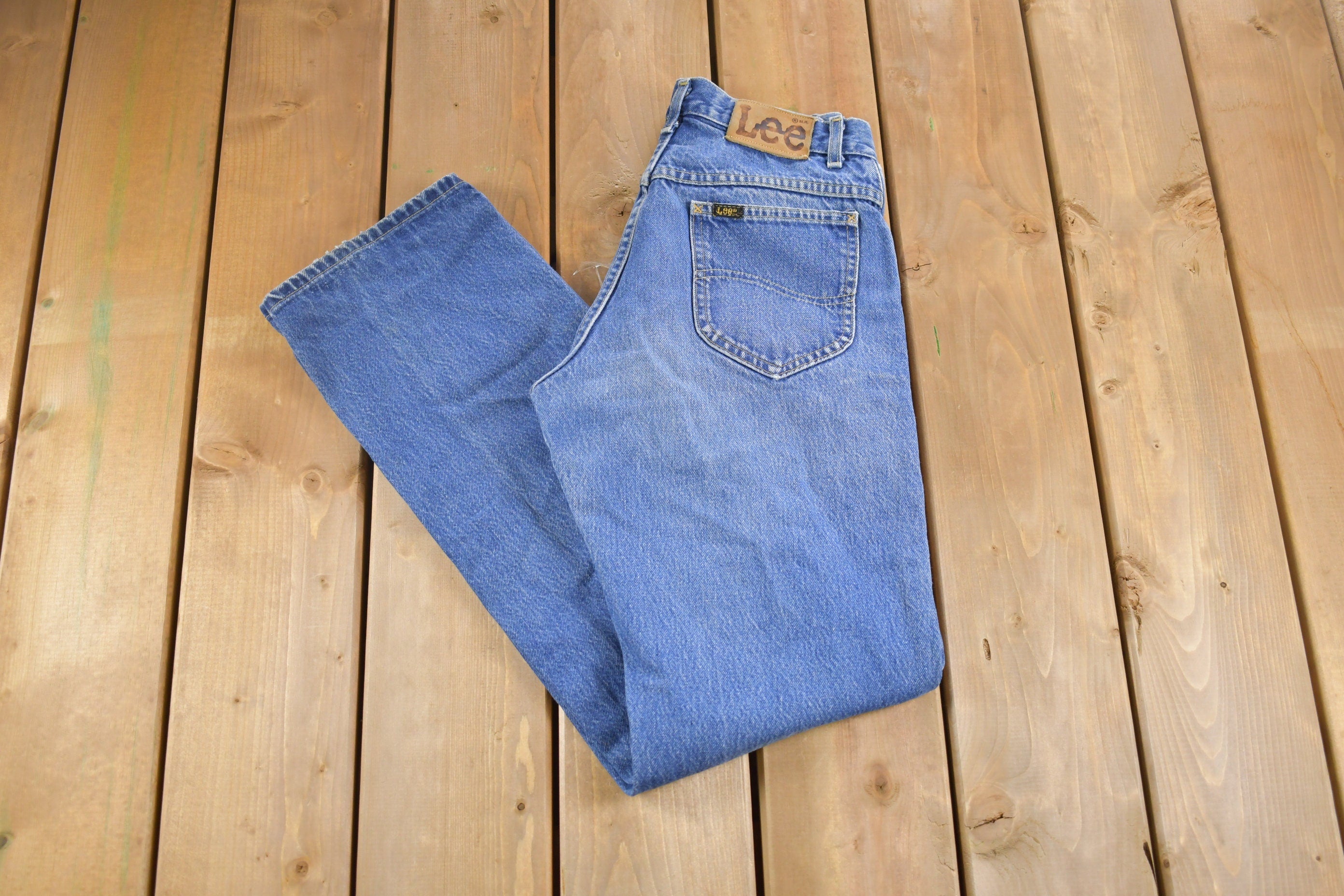 Vintage 1990s Lee Riders Blue Denim Jeans Size 26 x 32