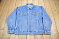 Vintage 1990s Denver Hayes Button Down Jean Jacket Size Large