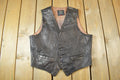 Vintage 1960s Famous Leather Garments Leather Vest