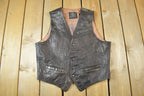 Vintage 1960s Famous Leather Garments Leather Vest