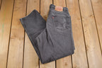 Vintage 1980s Levi's 550 Red Tab Black Denim Jeans Size 33 x 31