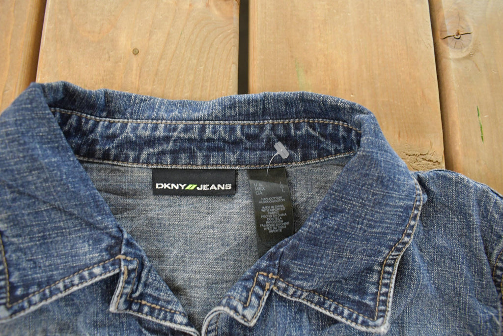 Vintage Y2K DKNY Denim Trucker Jean Jacket Women's Small