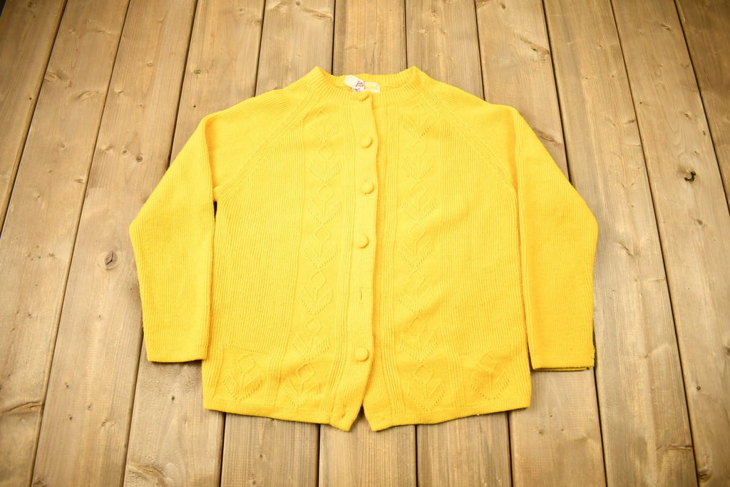 Vintage 1980s Ways Cardigan Knitted Sweater