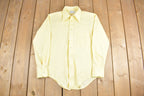 Vintage 1980s Harwyn Solid Button Up Shirt