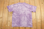 Vintage 1990s Penguins Theme Graphic Tie Dye T-Shirt