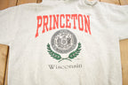 Vintage 1992 Princeton Wisconsin Hooded Sweatshirt