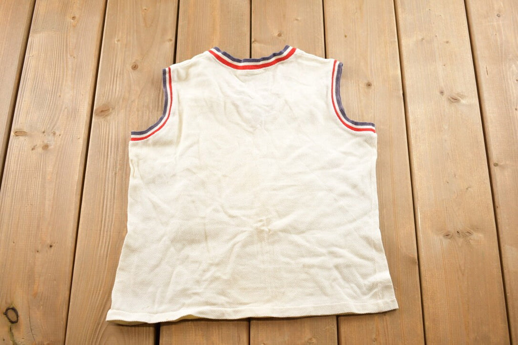 Vintage 1990s Bobbie Brooks Sweater Vest / Vintage Vest / Bobbie Brooks Vintage / Vintage Vest / Minimal Style / Striped Vest / Made In USA