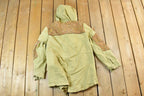 Vintage 1990s Free People Light Embroidered Oversized Jacket