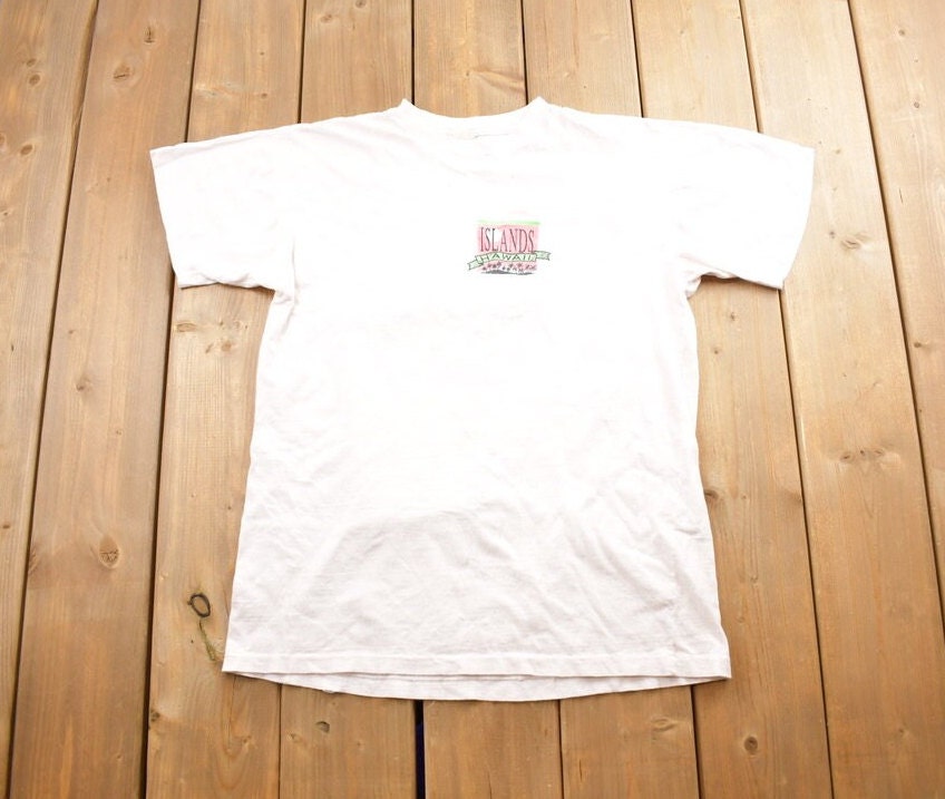Vintage 1990s Hawaii Reef Theme Souvenir T Shirt
