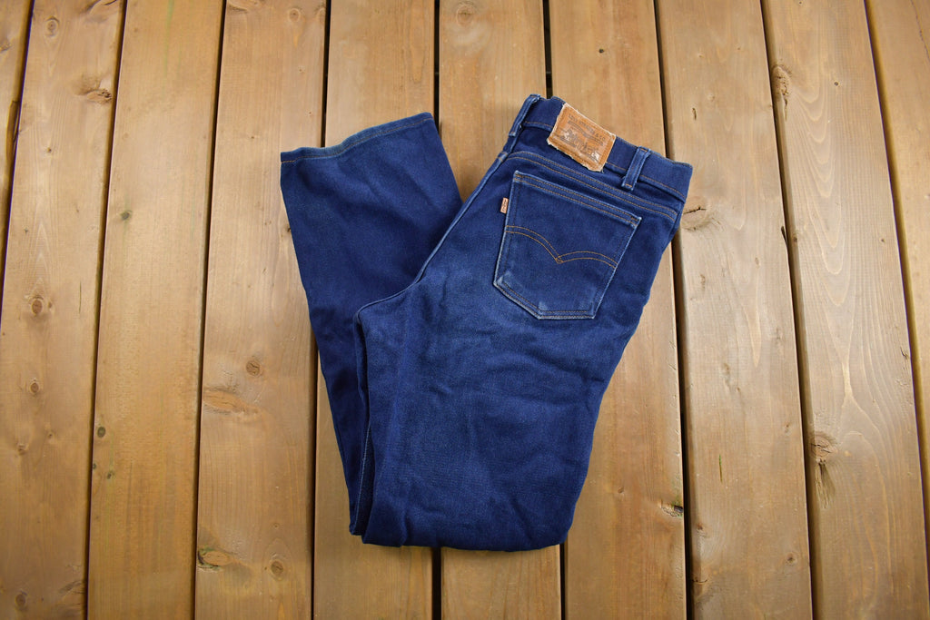Vintage 1980s Levi's Brown Tab Action Jeans Size 32 x 29