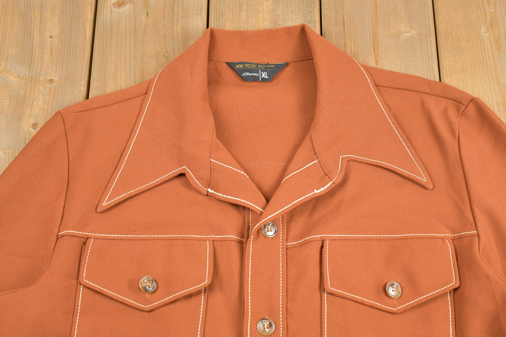 Vintage 1970s JC Penney Button Up Shirt