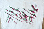 Vintage 1990s Hathaway Knit Classics Single Stitch Lightweight Abstract Graphic Polo Shirt