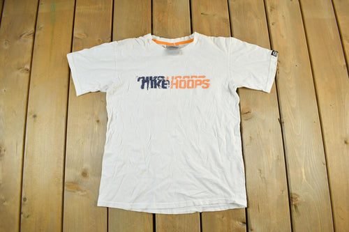 Vintage Y2K Nike Hoops Graphic T Shirt Youth Medium / 2000s T Shirt / Streetwear / Nike Basketball / Vintage Nike