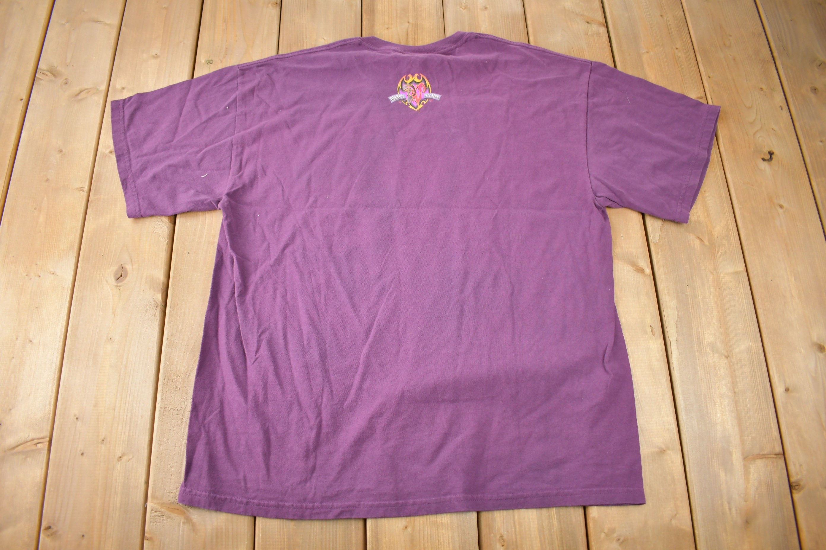 Vintage 1990s Walt Disney World Maleficent Disney Villains Graphic T-Shirt Size XL