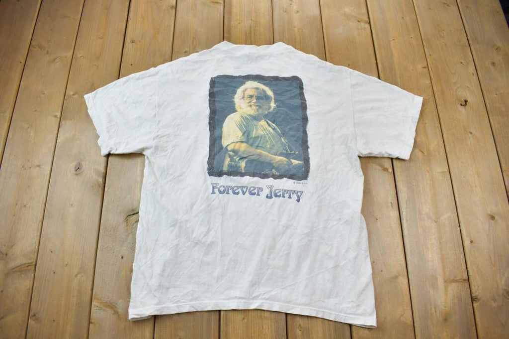 Vintage 1998 Jerry Garcia Grateful Dead Graphic T-Shirt