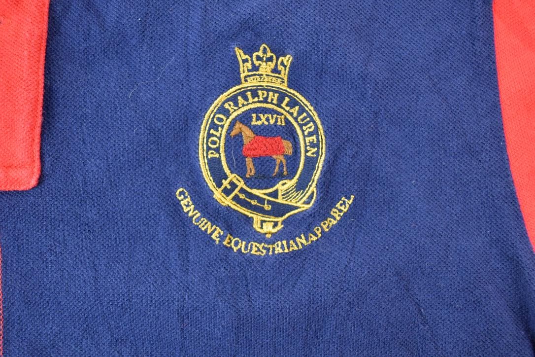 Vintage 1990s Polo Ralph Lauren Quarter Button Dress Up Shirt